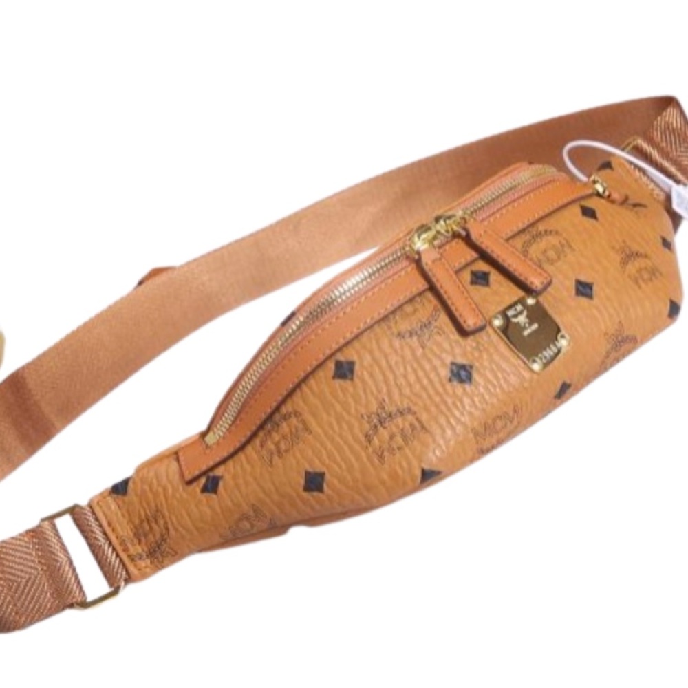 MCM Fursten Belt Waist Bag in Visetos - Small